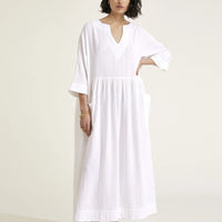 MONDO CORSINI DAPHNE DRESS IN WHITE