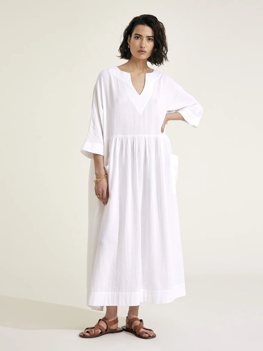 MONDO CORSINI DAPHNE DRESS IN WHITE