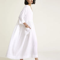 MONDO CORSINI DAPHNE DRESS IN WHITE
