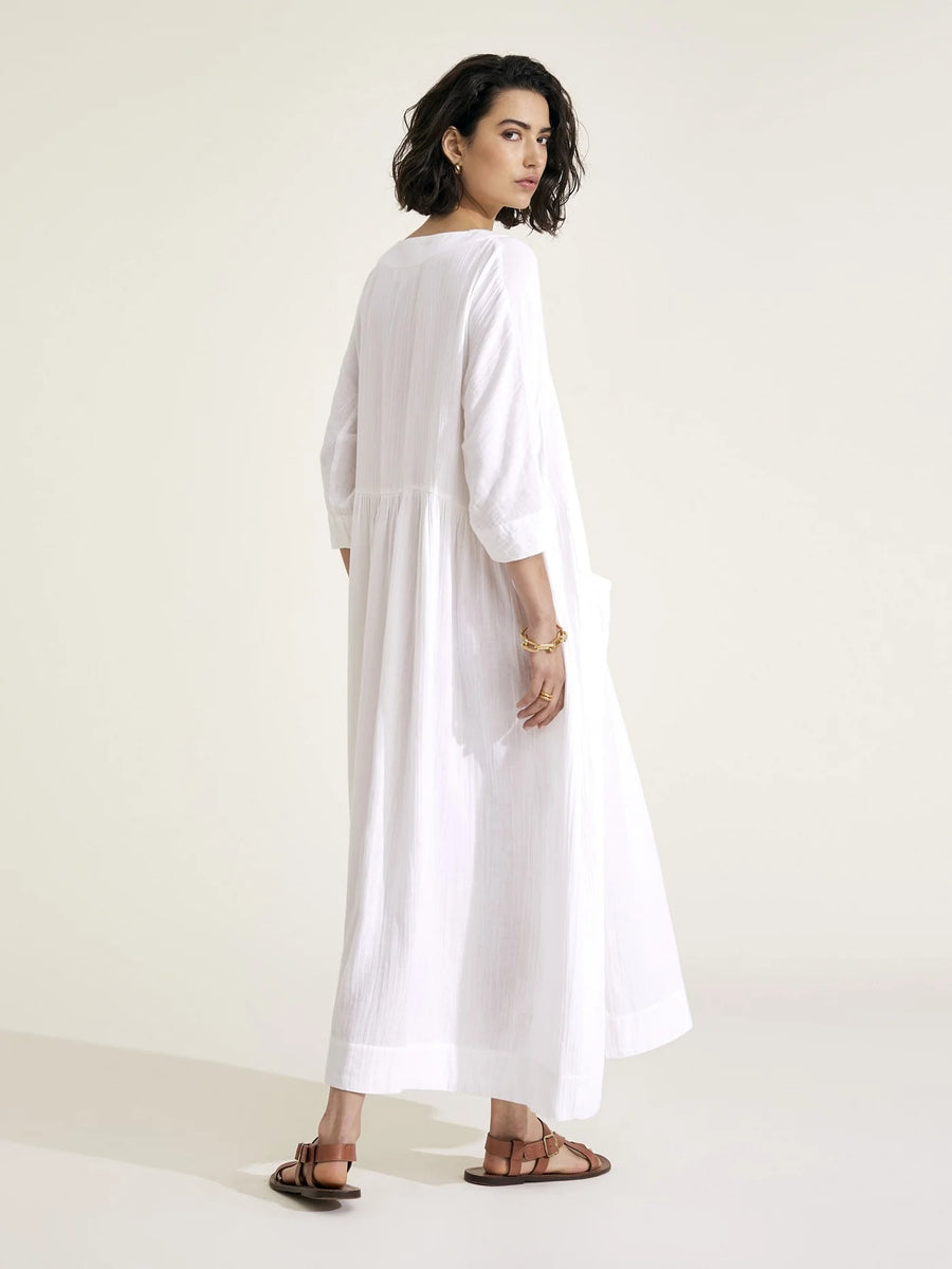 MONDO CORSINI DAPHNE DRESS IN WHITE