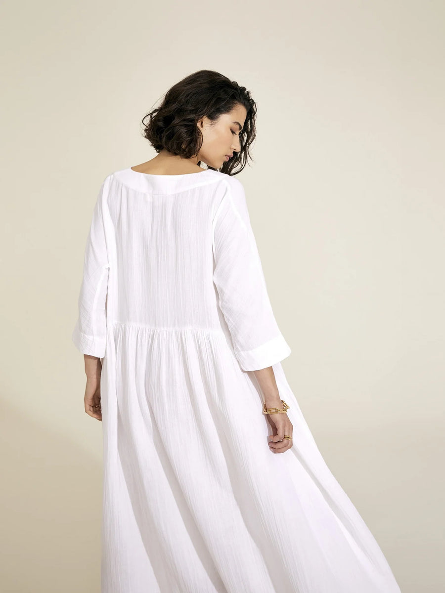 MONDO CORSINI DAPHNE DRESS IN WHITE