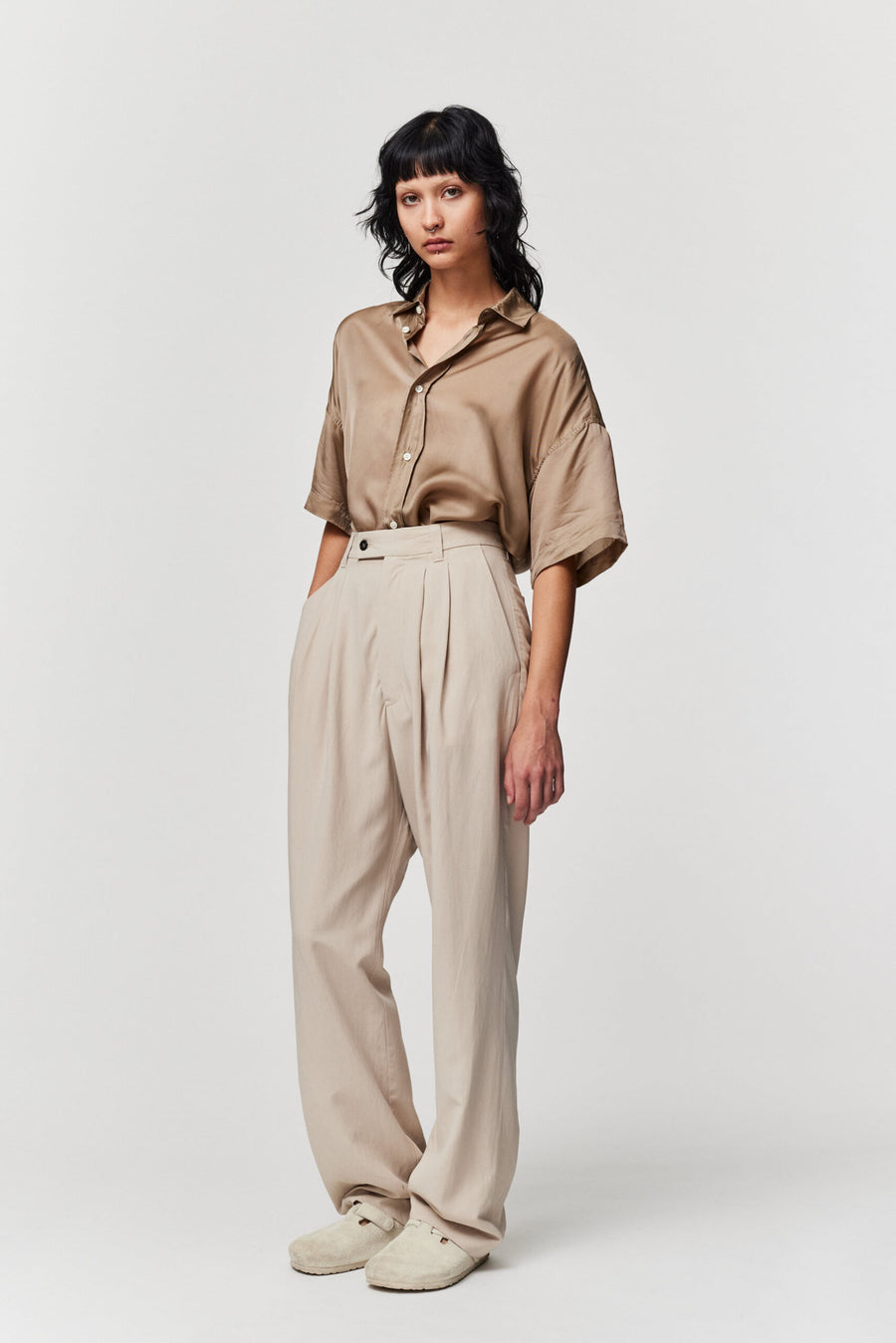 ADNYM GRAND TROUSERS IN CEMENT