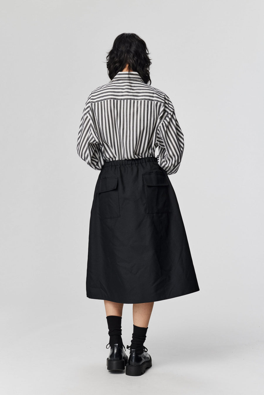 ADNYM COMO KILT IN OSAKA BLACK