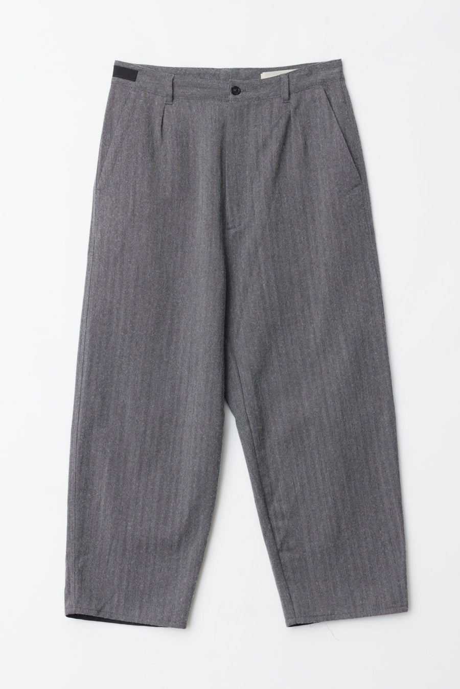 ADNYM OSOKO TROUSERS GREY HERRINGBONE