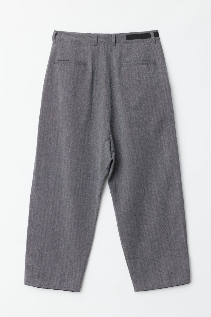 ADNYM OSOKO TROUSERS GREY HERRINGBONE