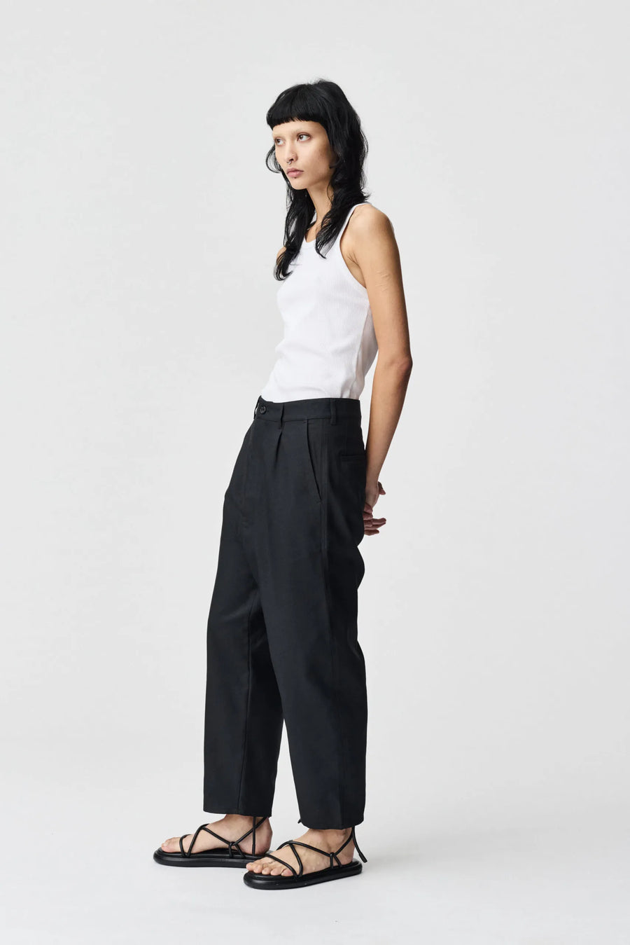 ADNYM OSOKO TROUSERS IN OSAKA BLACK