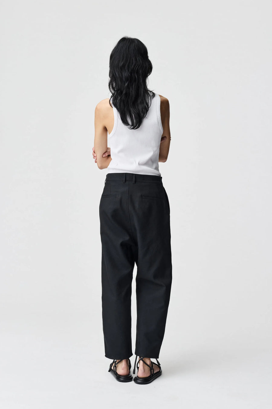 ADNYM OSOKO TROUSERS IN OSAKA BLACK