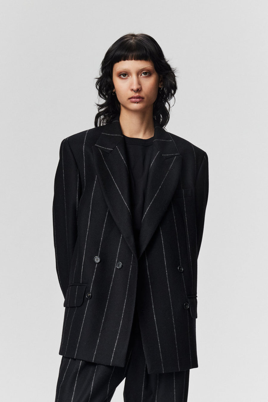 ADNYM RASH JACKET IN WIDE STRIPE