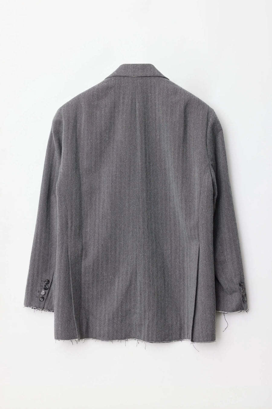 ADNYM LOKE JACKET IN GREY HERRINGBONE