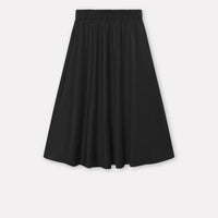 MKDT ATELIER SKIRT WITH PLEATS IN BLACK