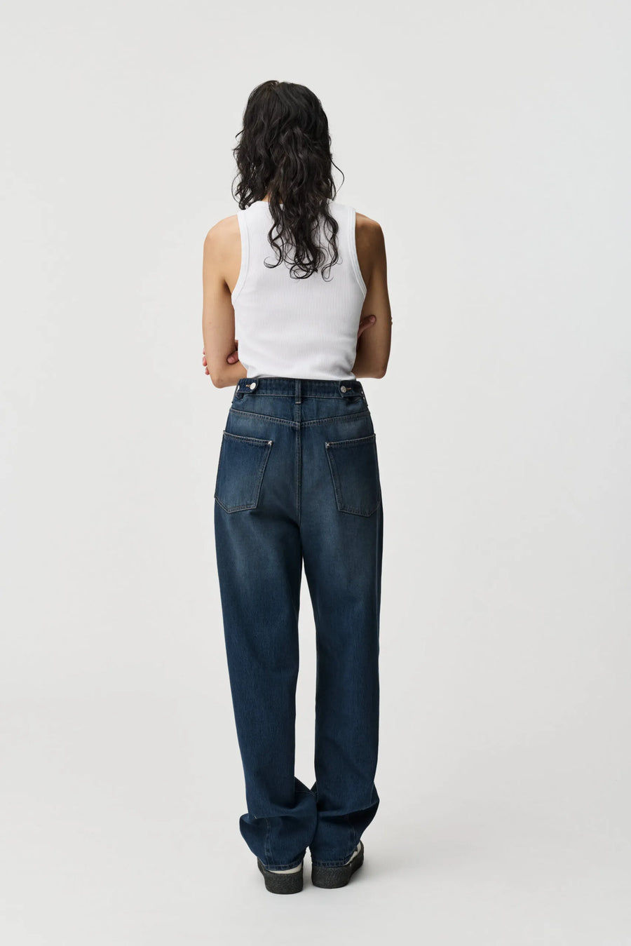 ADNYM HACK JEANS IN FOG BLUE