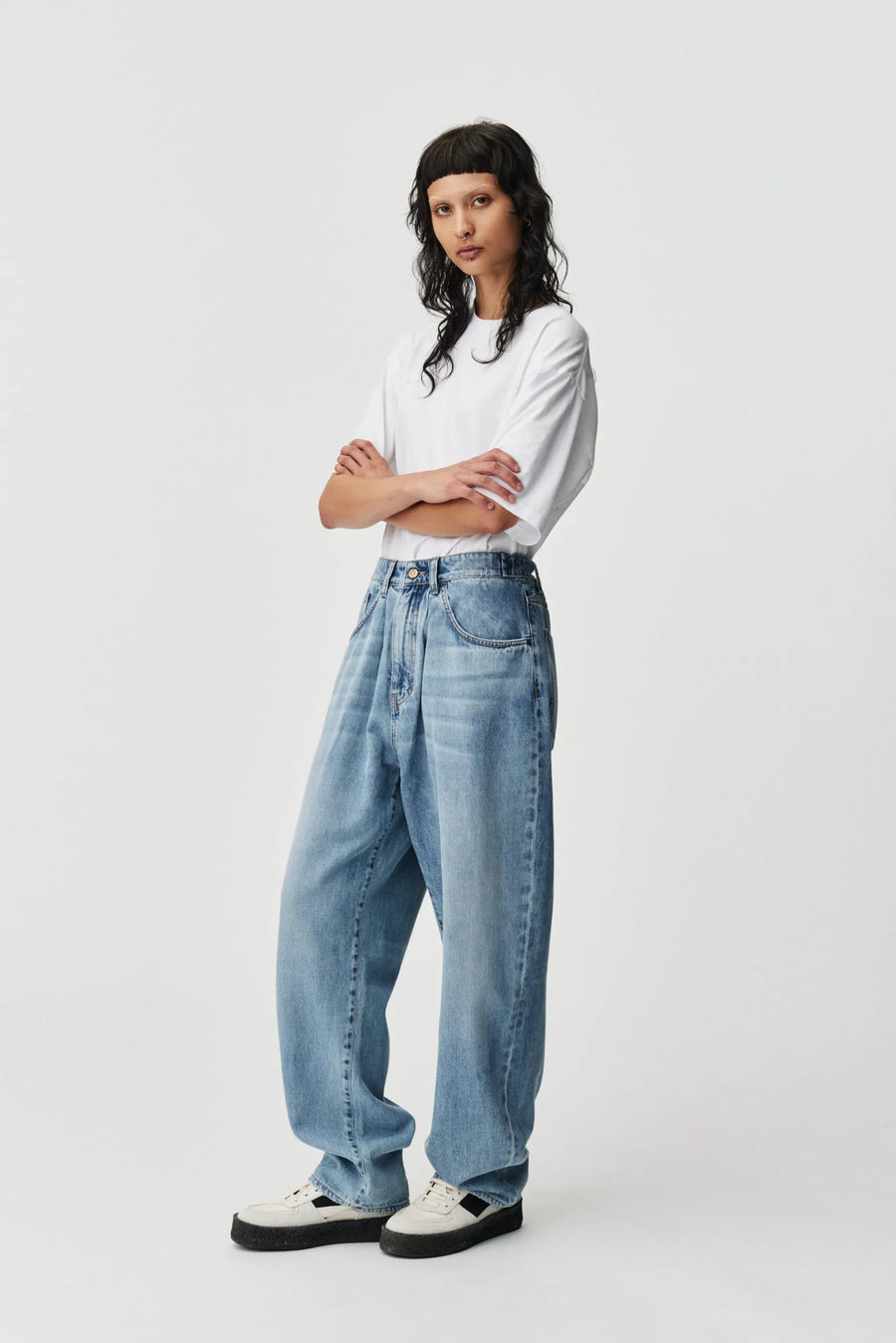 ADNYM HACK JEANS IN FLEA BLUE
