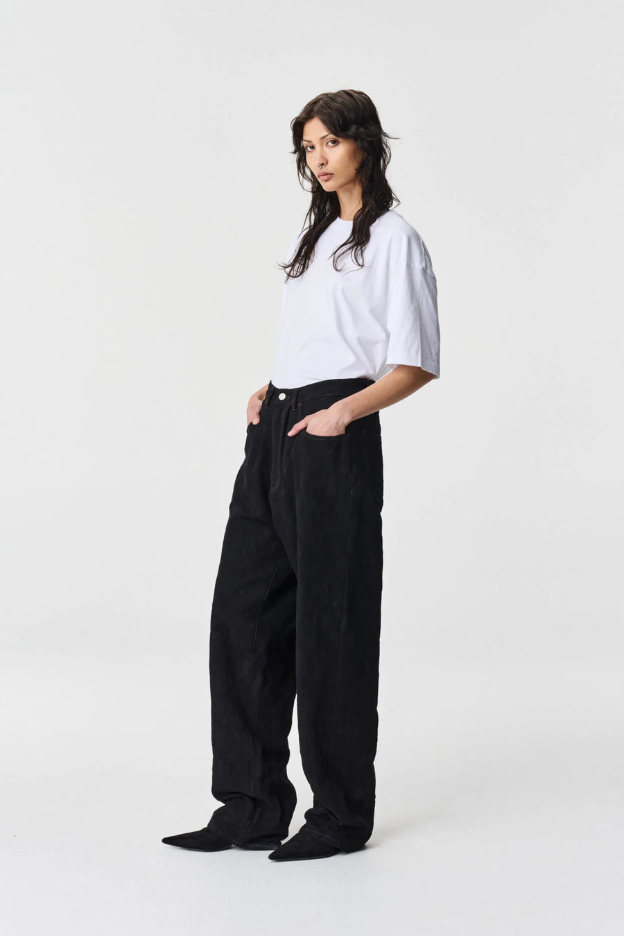 ADNYM HACK JEANS IN TAPESTRY BLACK