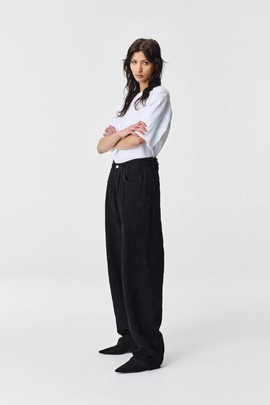 ADNYM HACK JEANS IN TAPESTRY BLACK