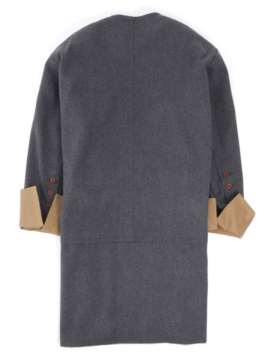 JEJIA JHONATAN COAT IN DARK GREY