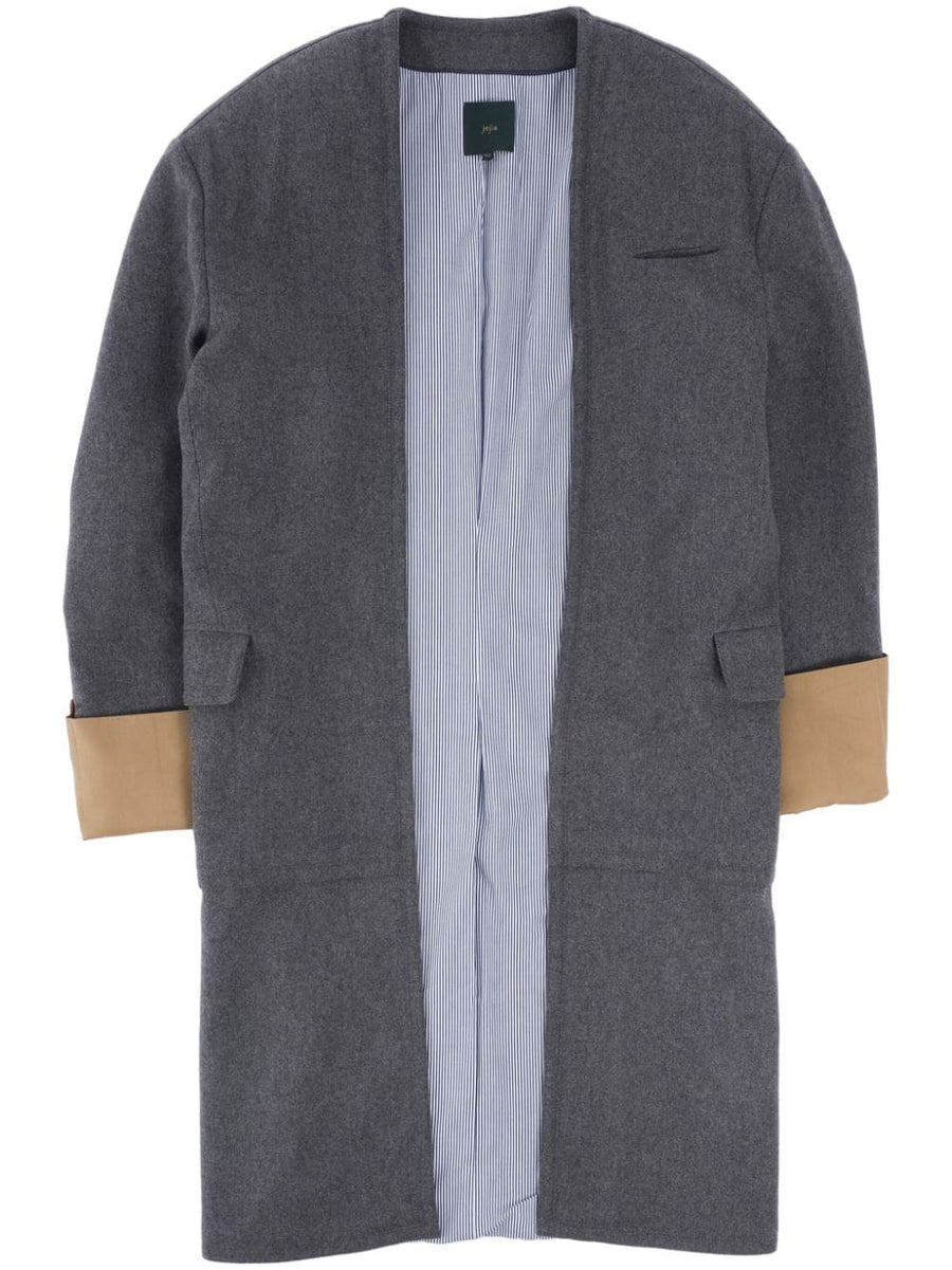 JEJIA JHONATAN COAT IN DARK GREY