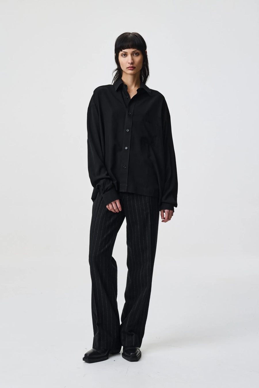 ADNYM MILA SHIRT IN BLACK