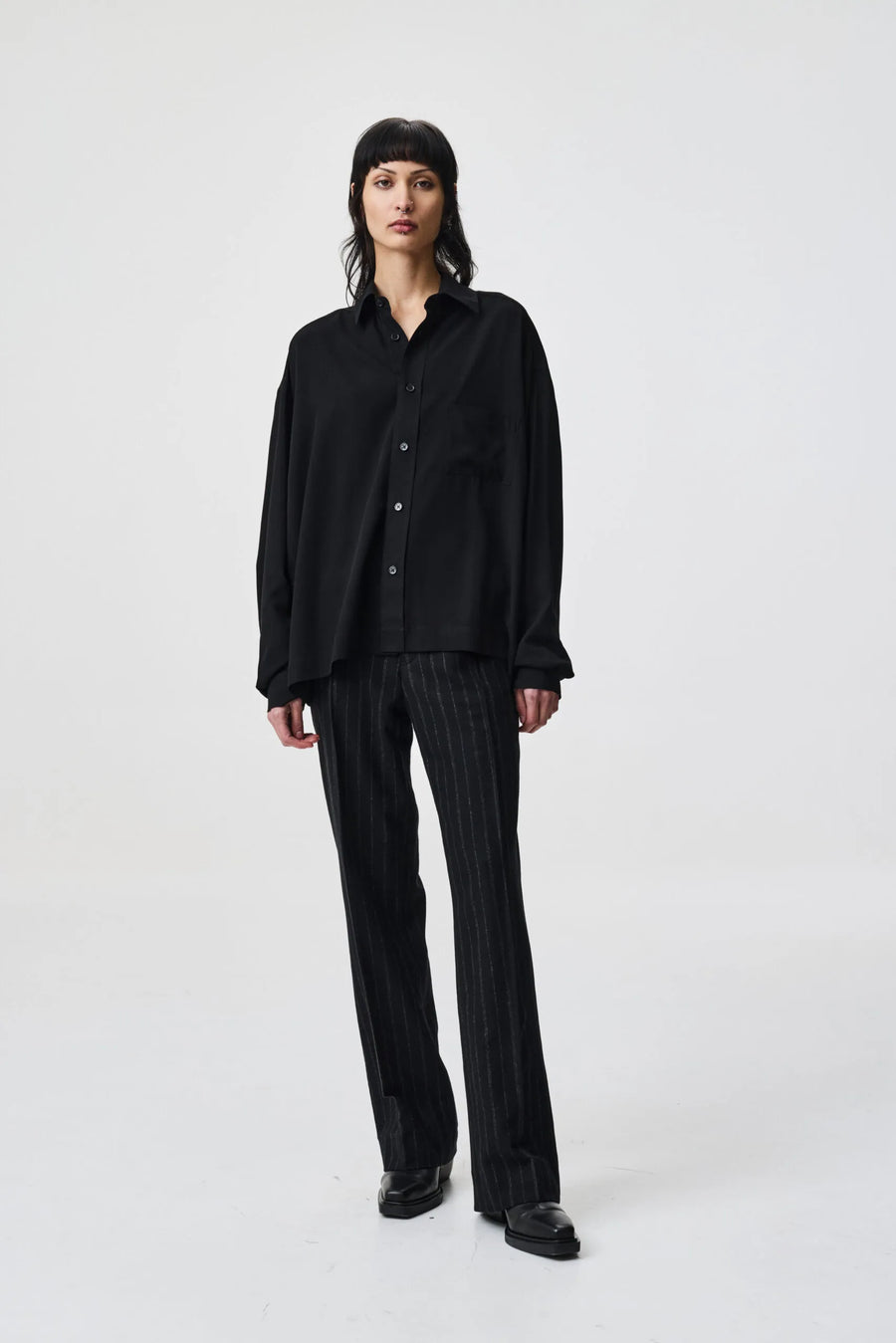 ADNYM MILA SHIRT IN BLACK