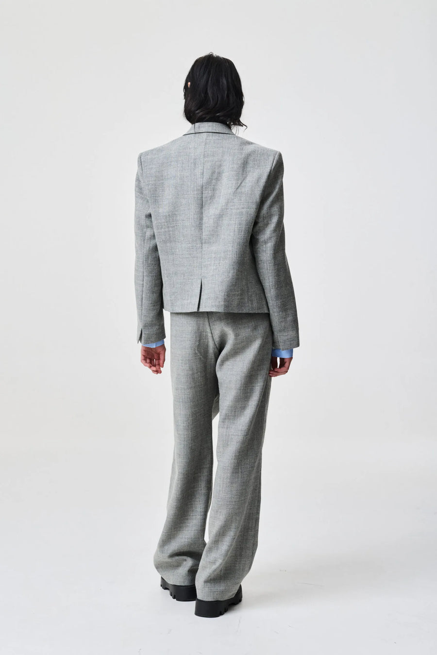 ADNYM NIYA BLAZER IN MORNING GREY