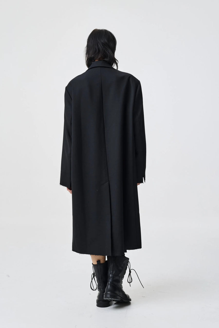 ADNYM AUGI COAT IN BLACK