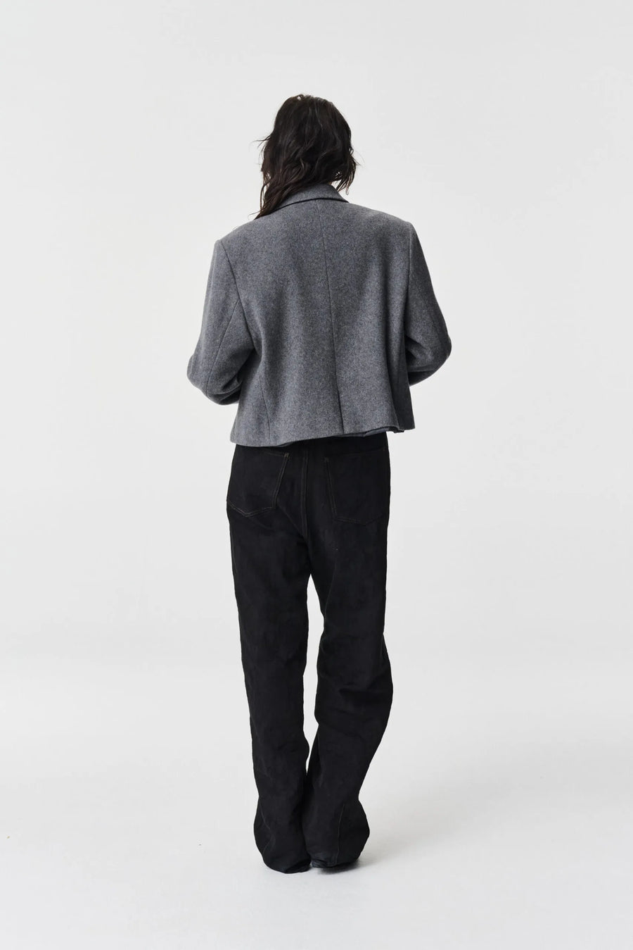 ADNYM OREK COAT IN GREY