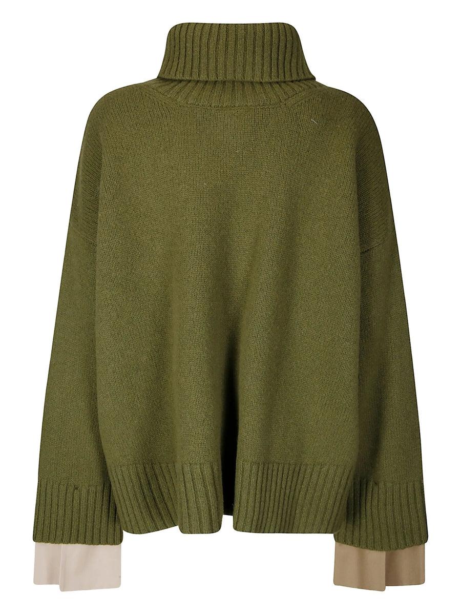 JEJIA OLLY OVER TURTLE IN CHOCOLATE AND OLIVE