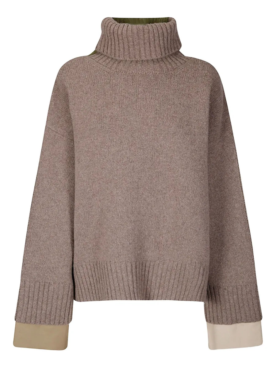 JEJIA OLLY OVER TURTLE IN CHOCOLATE AND OLIVE