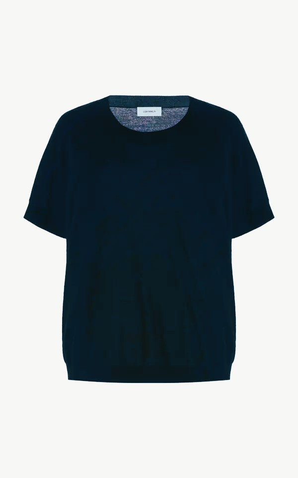 LISA YANG MARIELLE TOP IN NAVY
