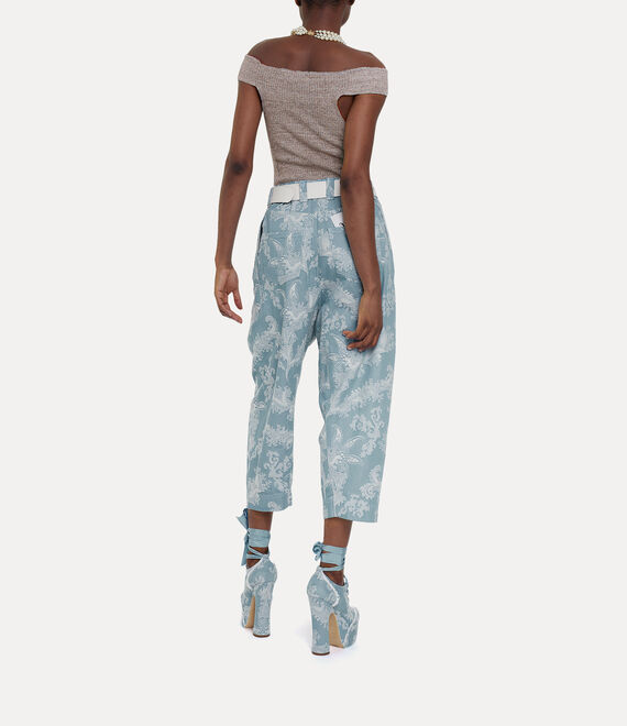 VIVIENNE WESTWOOD LONG MACCA JEANS IN BLUE CORAL