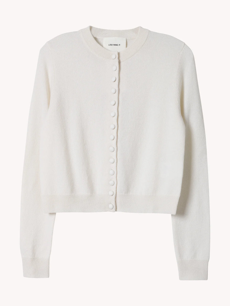 LISA YANG WILONA CARDIGAN IN CREAM
