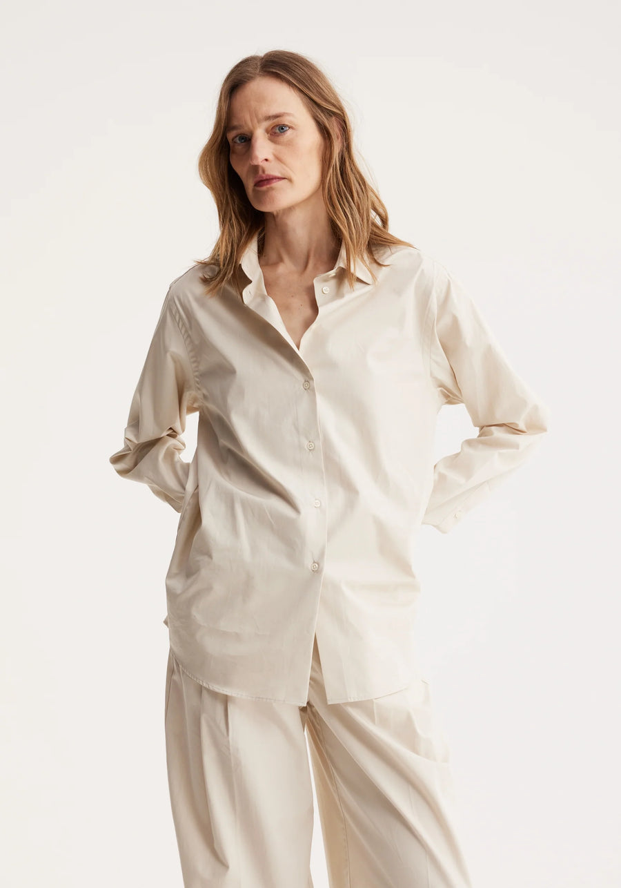 ROHE CLASSIC SHIRT IN SAND