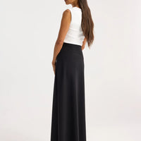 ROHE MODERN SCUBA SKIRT IN BLACK