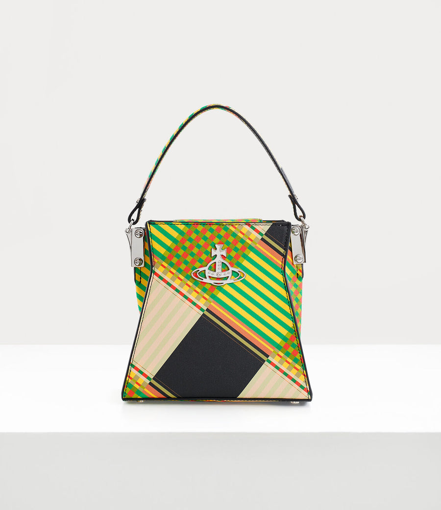 VIVIENNE WESTWOOD TUESDAY SMALL HANDBAG IN COMBAT TARTAN