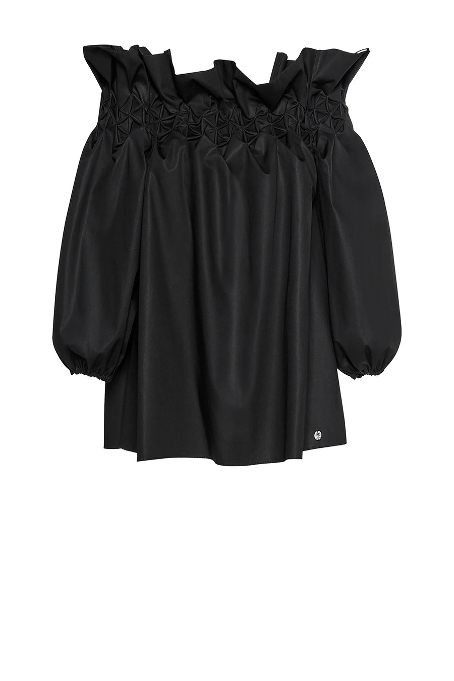 ARMARGENTUM EUPHORIA BLOUSE IN NITRIUM BLACK