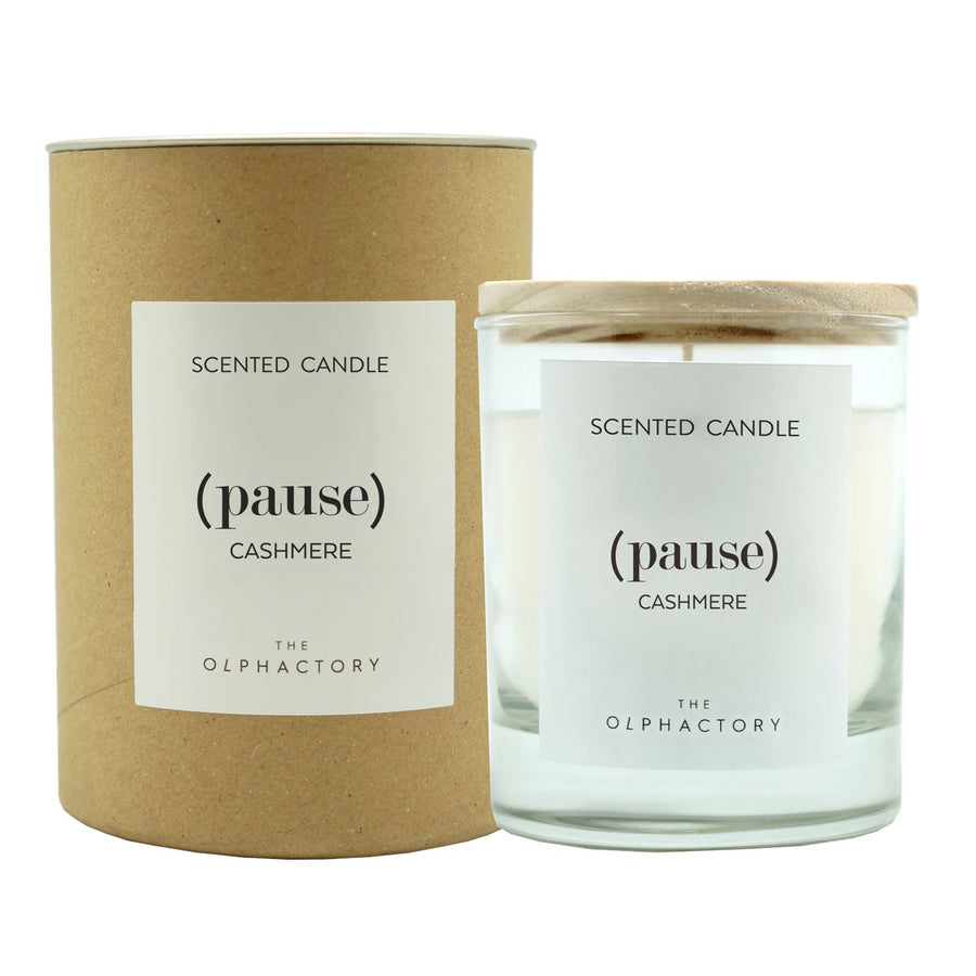 THE OLPHACTORY SCENTED CANDLE (PAUSE) CASHMERE