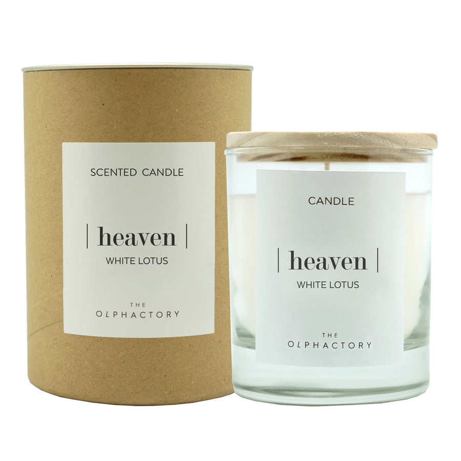 THE OLPHACTORY SCENTED CANDLE | HEAVEN | WHITE LOTUS