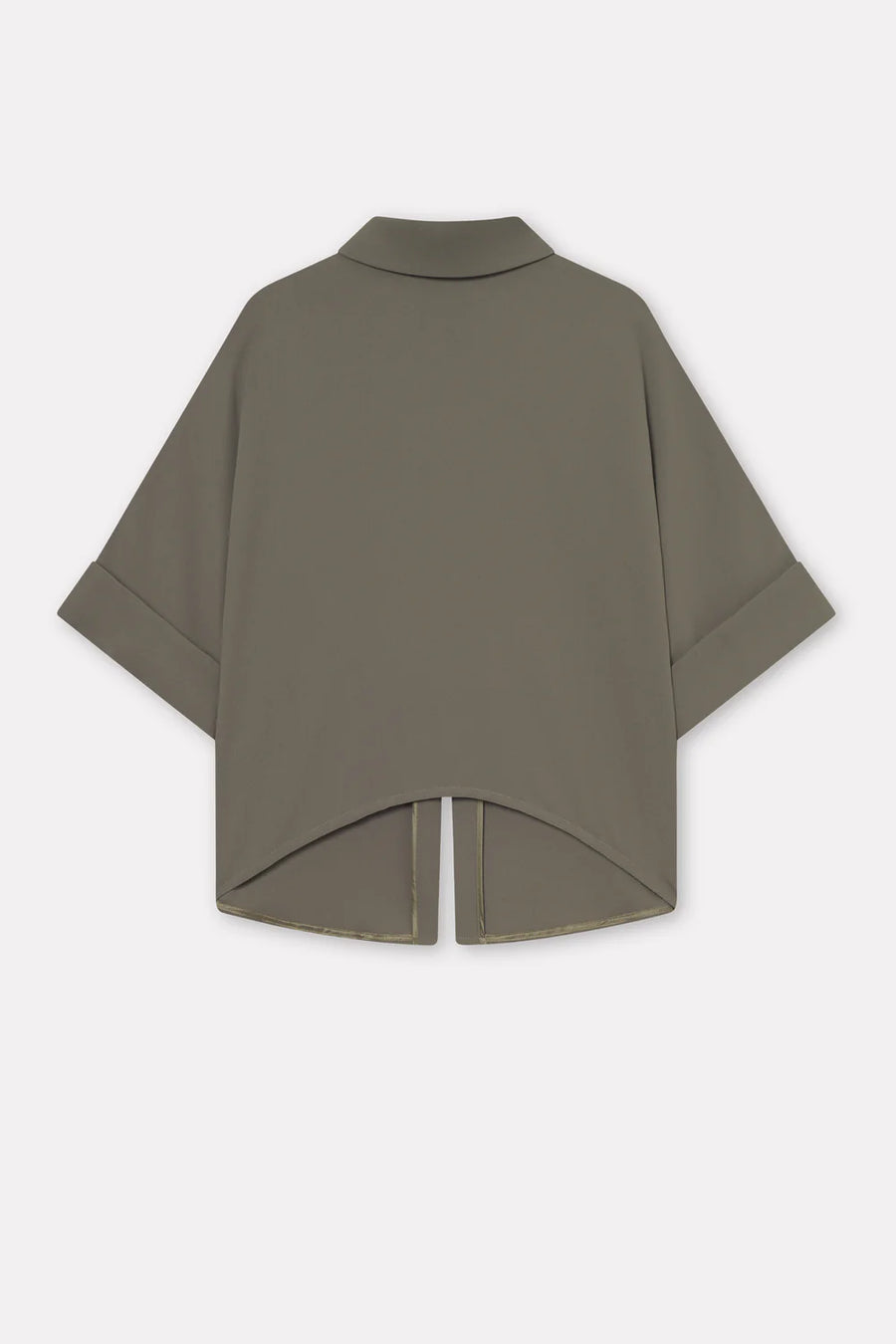MKDT ATELIER  BAILEE BLOUSE IN DARK MOSS