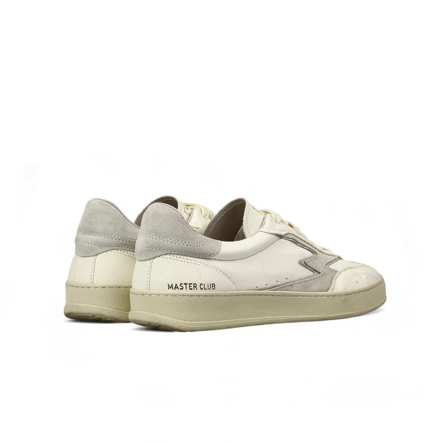 MASTER OF ARTS OFF-WHITE SNEAKERS WITH GREY LOGO