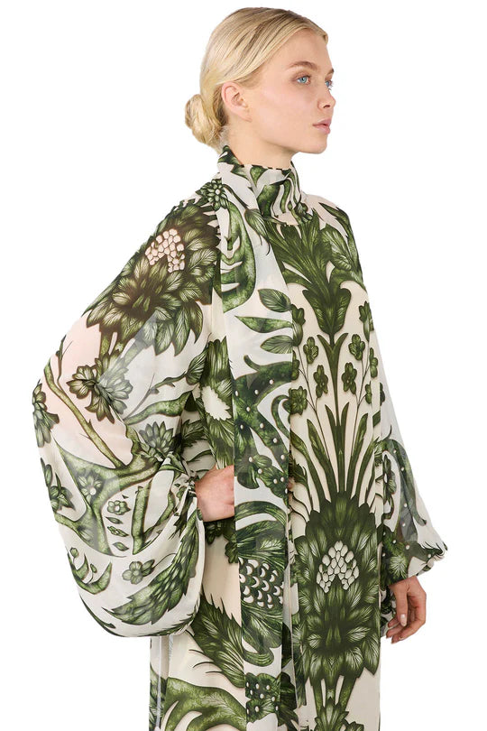 FOR RESTLESS SLEEPERS ARPOCRATE DRESS IN CROWN GREEN