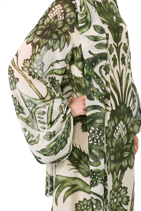 FOR RESTLESS SLEEPERS ARPOCRATE DRESS IN CROWN GREEN