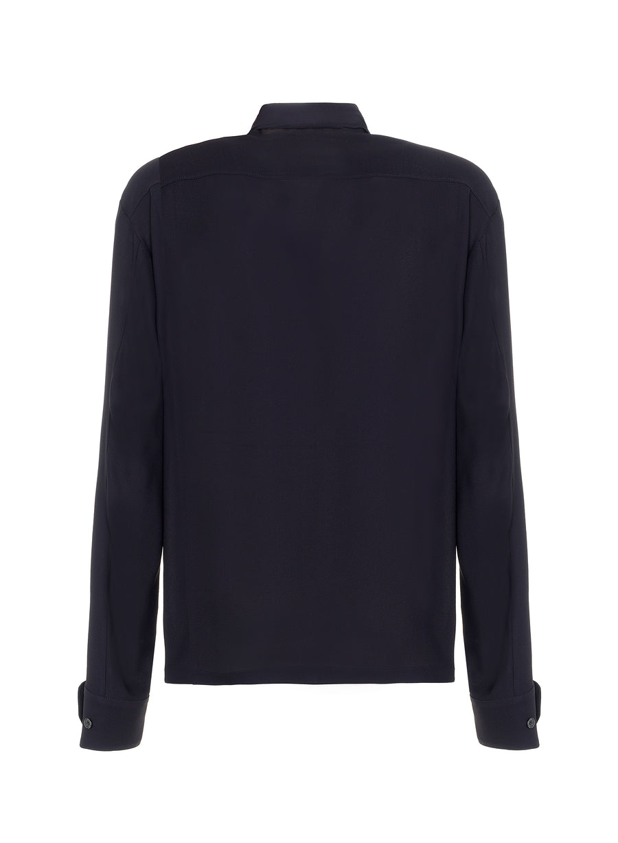 MANTU LONG SLEEVE SHIRT IN BLACK