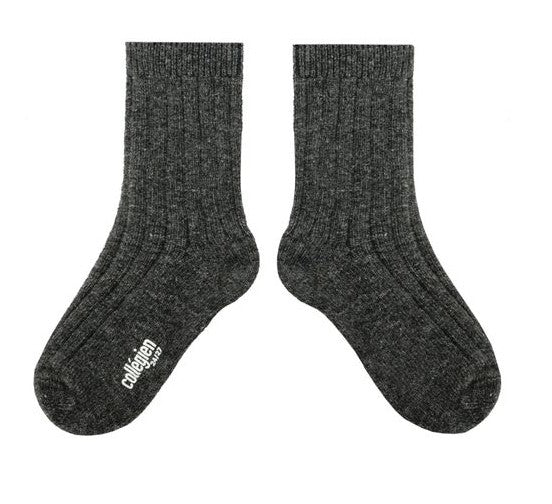 COLLEGIEN CHAMOIS SOCKS IN SMOKY