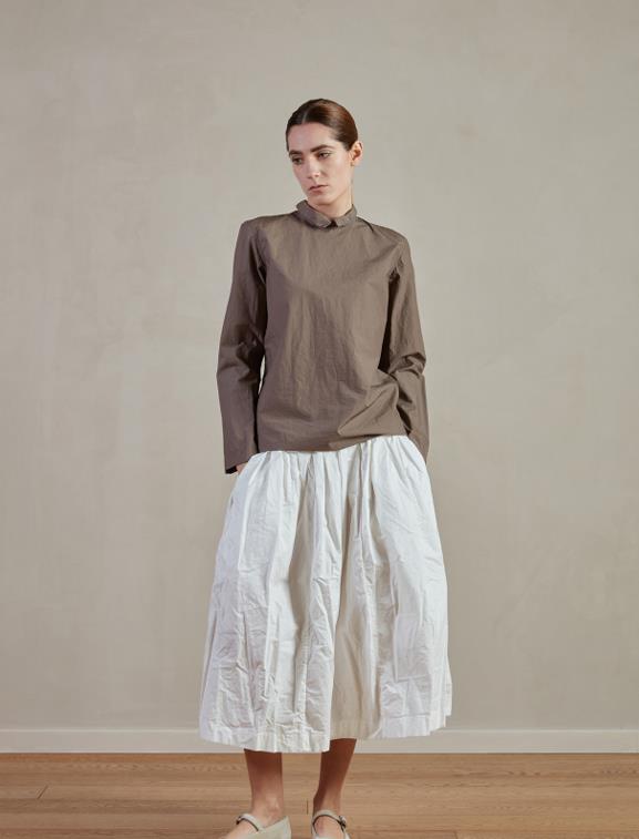 BERGFABEL FARMER SKIRT IN WHITE