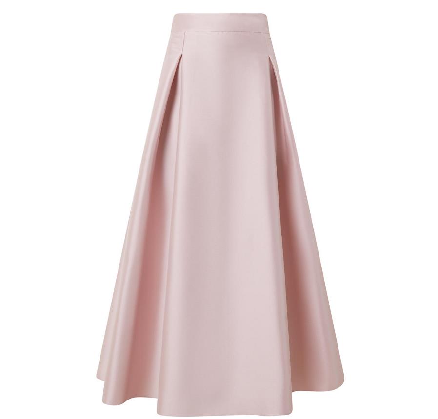 ROISIN LINNANE HALSON SKIRT IN SHELL PINK