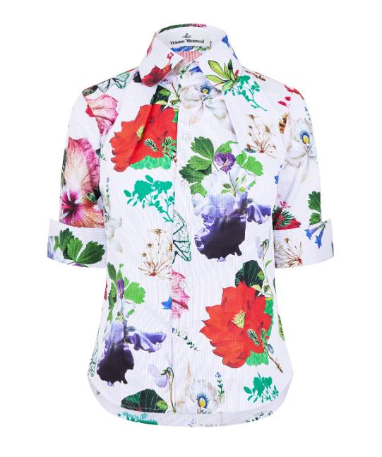 VIVIENNE WESTWOOD TOULOUSE SHIRT IN FLOWER PRINT