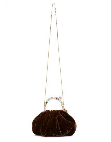 ROSANTICA ARCO BAG IN SUNSET BROWN