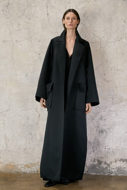 DI STAVNITSER LA SCALA COAT IN BLACK