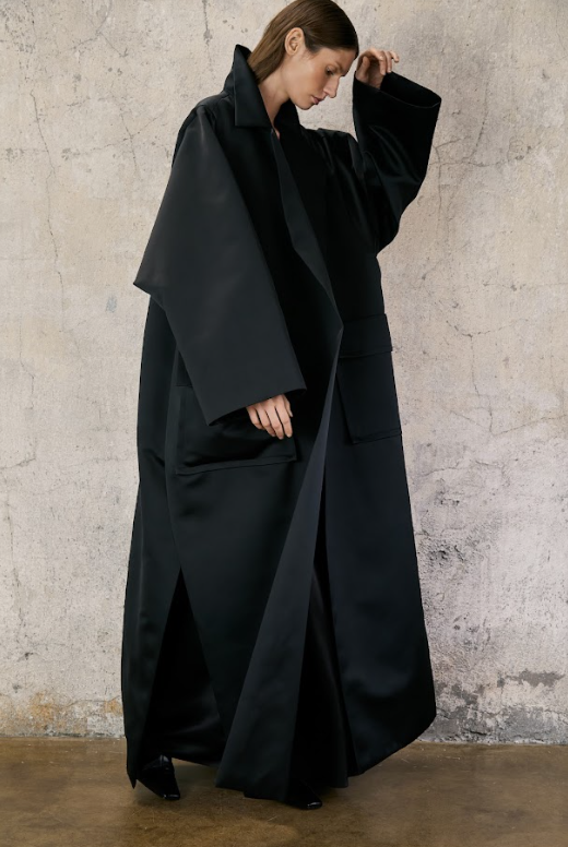 DI STAVNITSER LA SCALA COAT IN BLACK