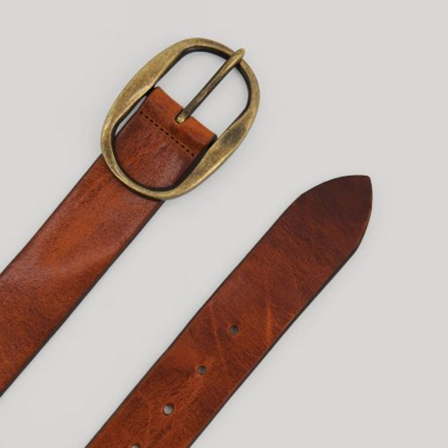 HARTFORD ANGUS BELT IN BROWN LEATHER