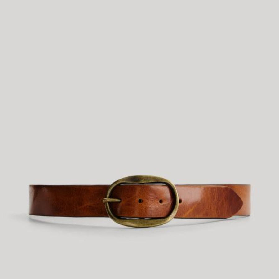 HARTFORD ANGUS BELT IN BROWN LEATHER